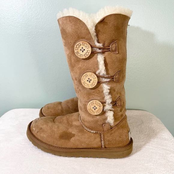 UGG Bailey Button Triplet II Boot Women's Size 5 - Picture 9 of 13